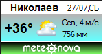 Погода от Метеоновы по г. Николаев
