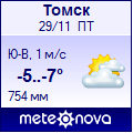 Погода от Метеоновы по г. Томск