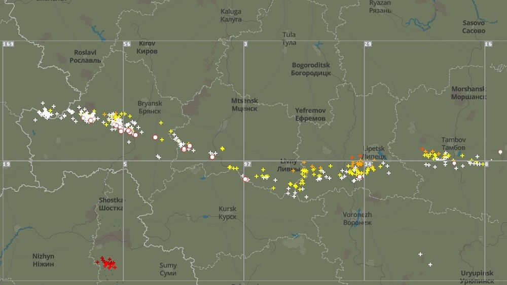 Карта дождя липецк онлайн в реальном времени