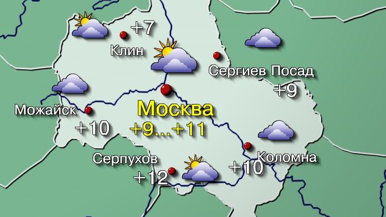 Погода в Москве 3 октября